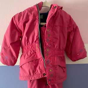 LL bean overall winter set